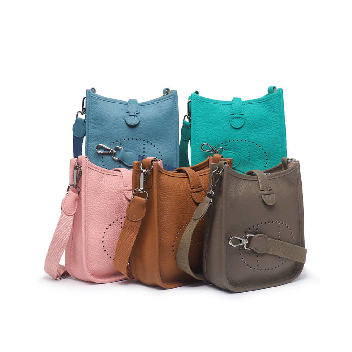 Top Grain Leather Crossbody Bag - Large 28 / Small 18