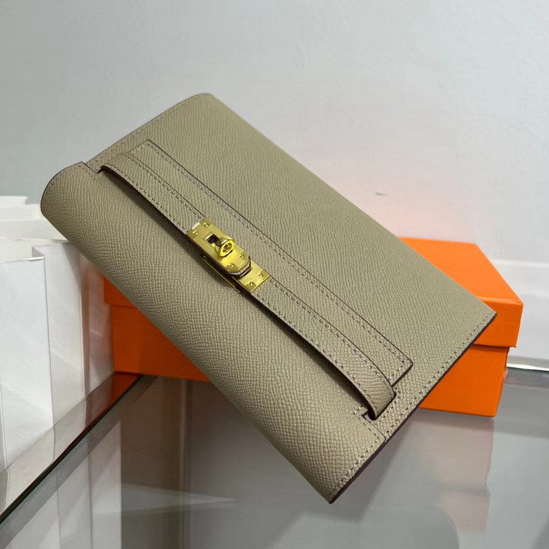Long Top Handle Wallet with Detachable Strap – 12 Colors detail image 9