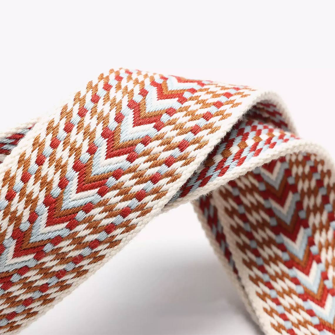 Handmade Full Grain Leather Webbing Strap – 5 cm Wide, Brass Clips, 3 Sizes detail image 8