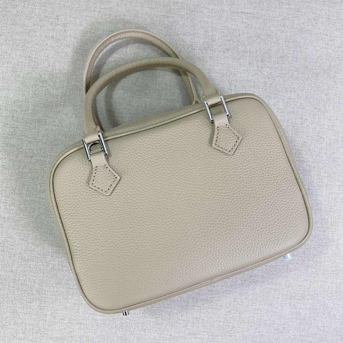Top Grian Leather Mini Plume Bag – Top Grain Leather, Detachable Strap detail image 7
