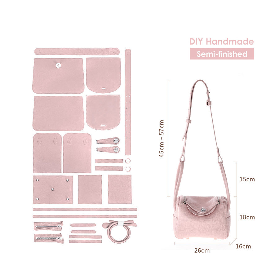 HandsewGift Top Grain Leather Shoulder Bag DIY Kit detail image 16
