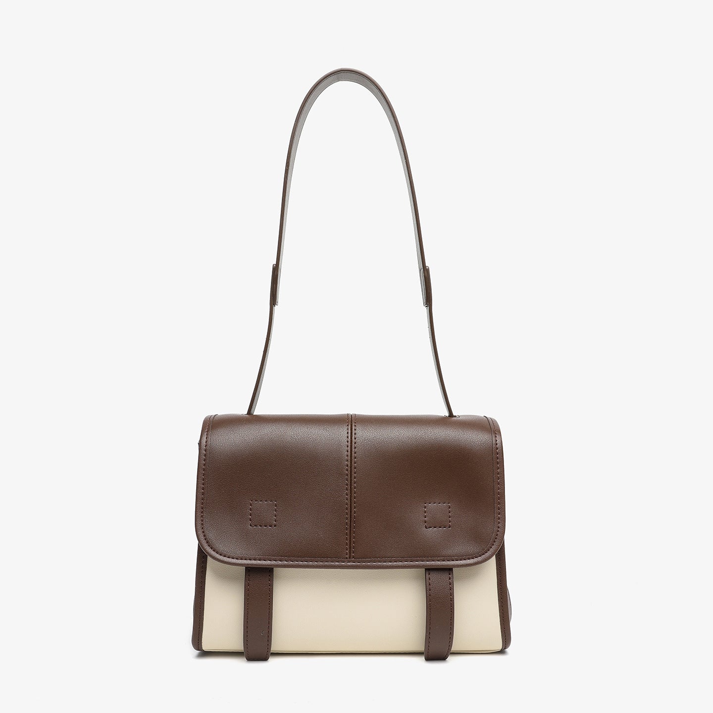 Retro Top-Grain Cowhide Mini Crossbody Bag - Vintage Genuine Leather Small Square Satchel for Women detail image 3
