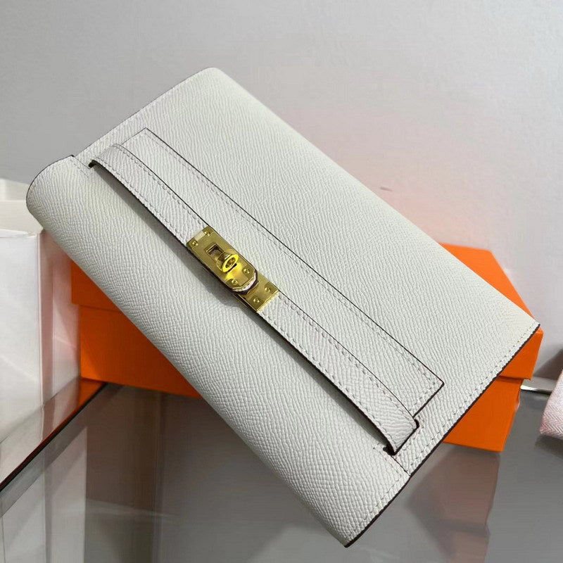 Long Top Handle Wallet with Detachable Strap – 12 Colors detail image 13