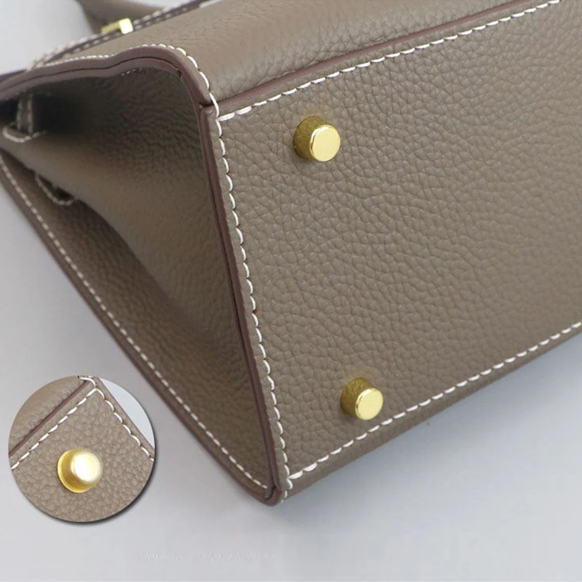 Sellier Leather Handbag DIY Kit – Top Grain, Pre-Cut & Pre-Punched detail image 18