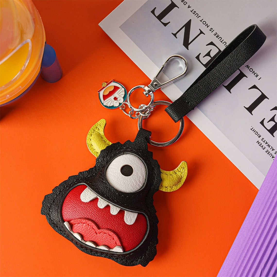 HandsewGift Leather Monster Keychain Charm DIY Kit detail image 11