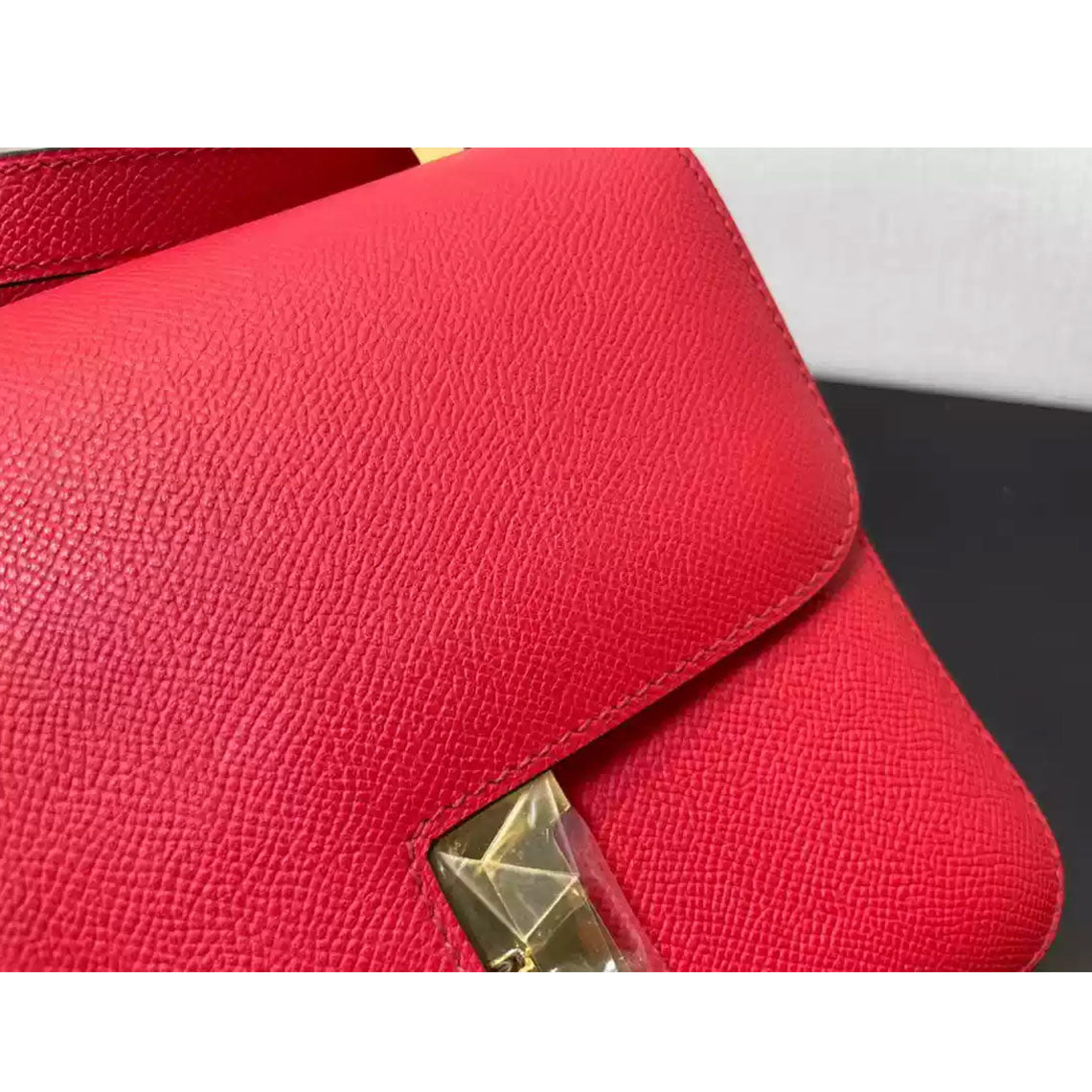 Full Grain Leather Mini Tofu Bag Charm DIY Kit with Pre-Cut Panels detail image 17