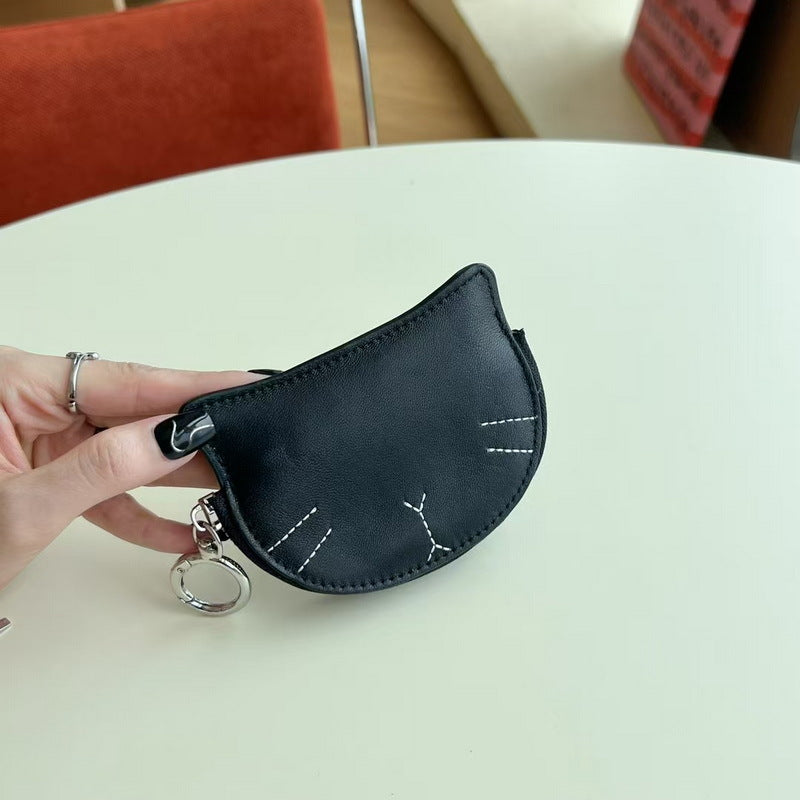 Lambskin Lipstick Case Purse with Coin Pocket detail image 11