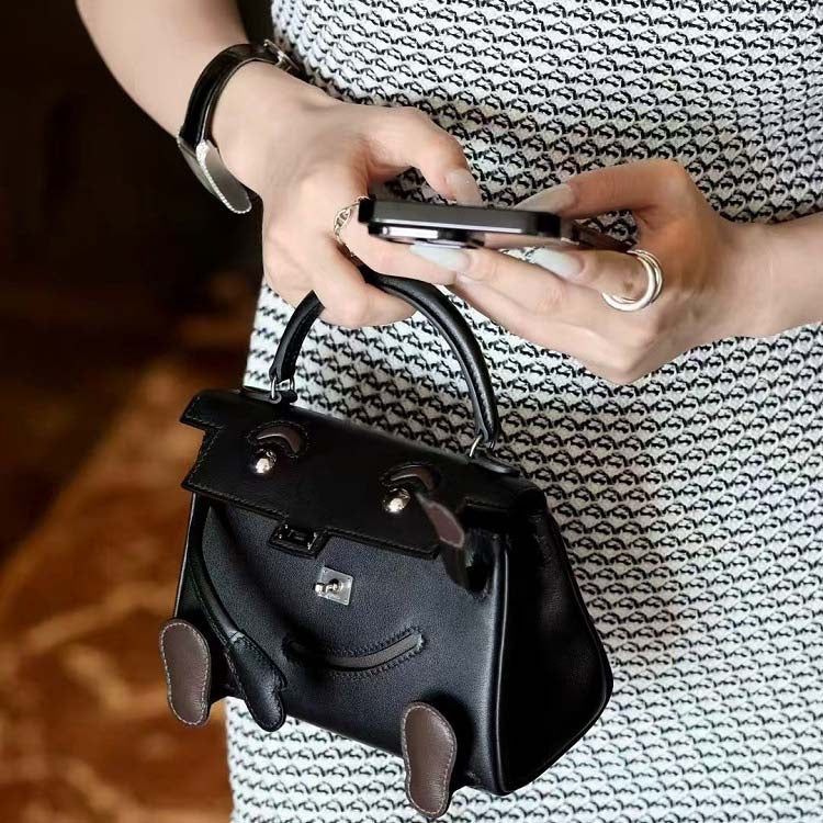 Doll Bag Genuine Leather Crossbody Millennium Style Handbag detail image 6