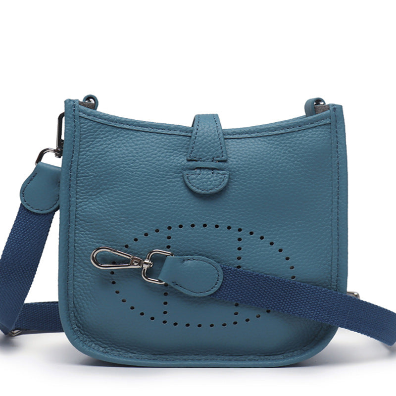Top Grain Leather Crossbody Bag - Large 28 / Small 18 detail image 16