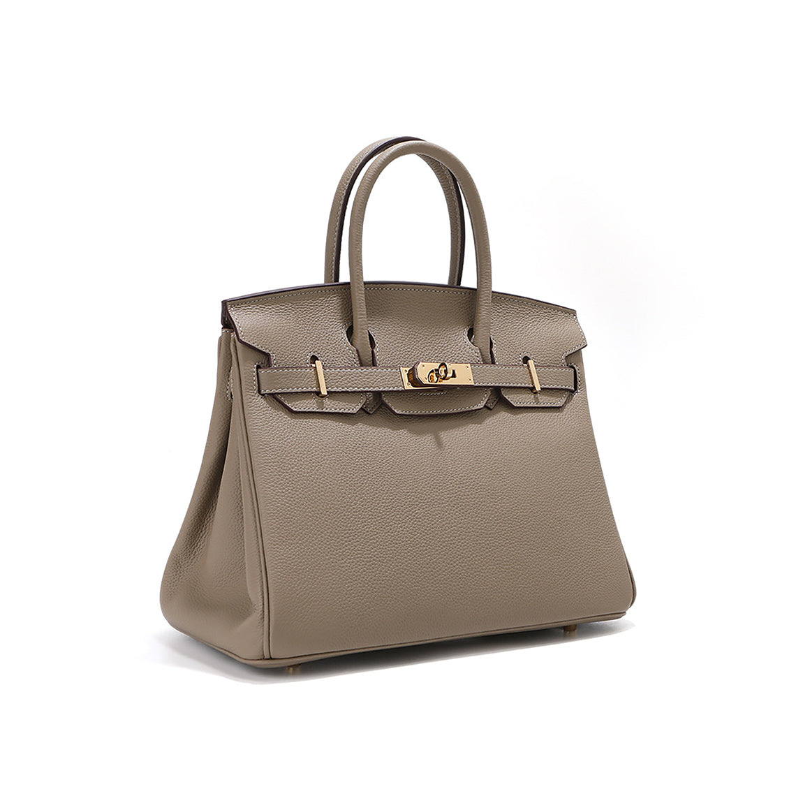 Top Grain Leather X-Large 40 cm Top Handle Bag detail image 11