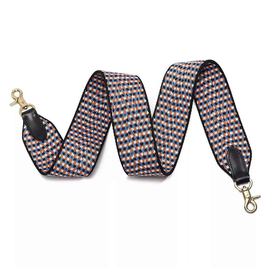 Handmade Full Grain Leather Webbing Strap – 5 cm Wide, Brass Clips, 3 Sizes detail image 10