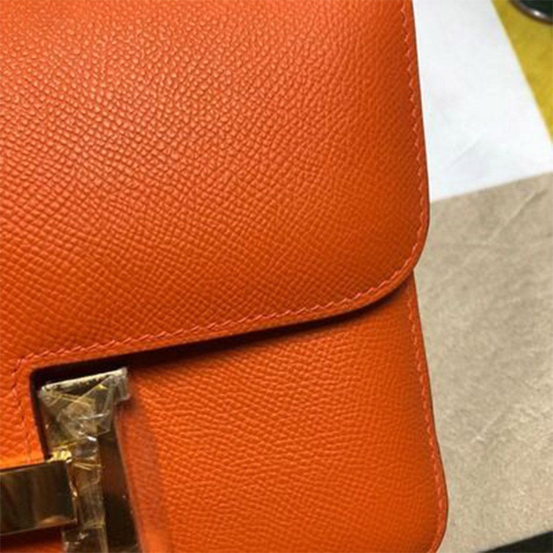 Full Grain Leather Mini Tofu Bag Charm DIY Kit with Pre-Cut Panels detail image 8