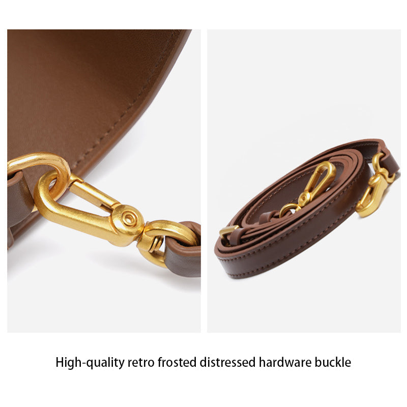 Structured Minimalist Baguette Bag with Interchangeable Straps detail image 7