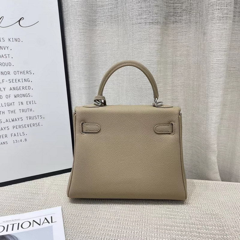 Top Grain Leather Mini Top Handle Bag with Detachable Strap detail image 12