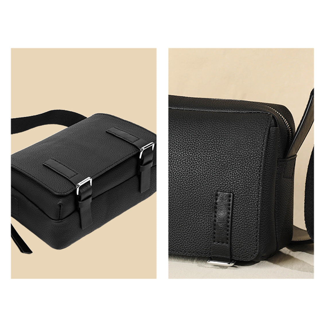 Handsewn Top Grain Leather Mini Messenger Bag DIY Kit detail image 3