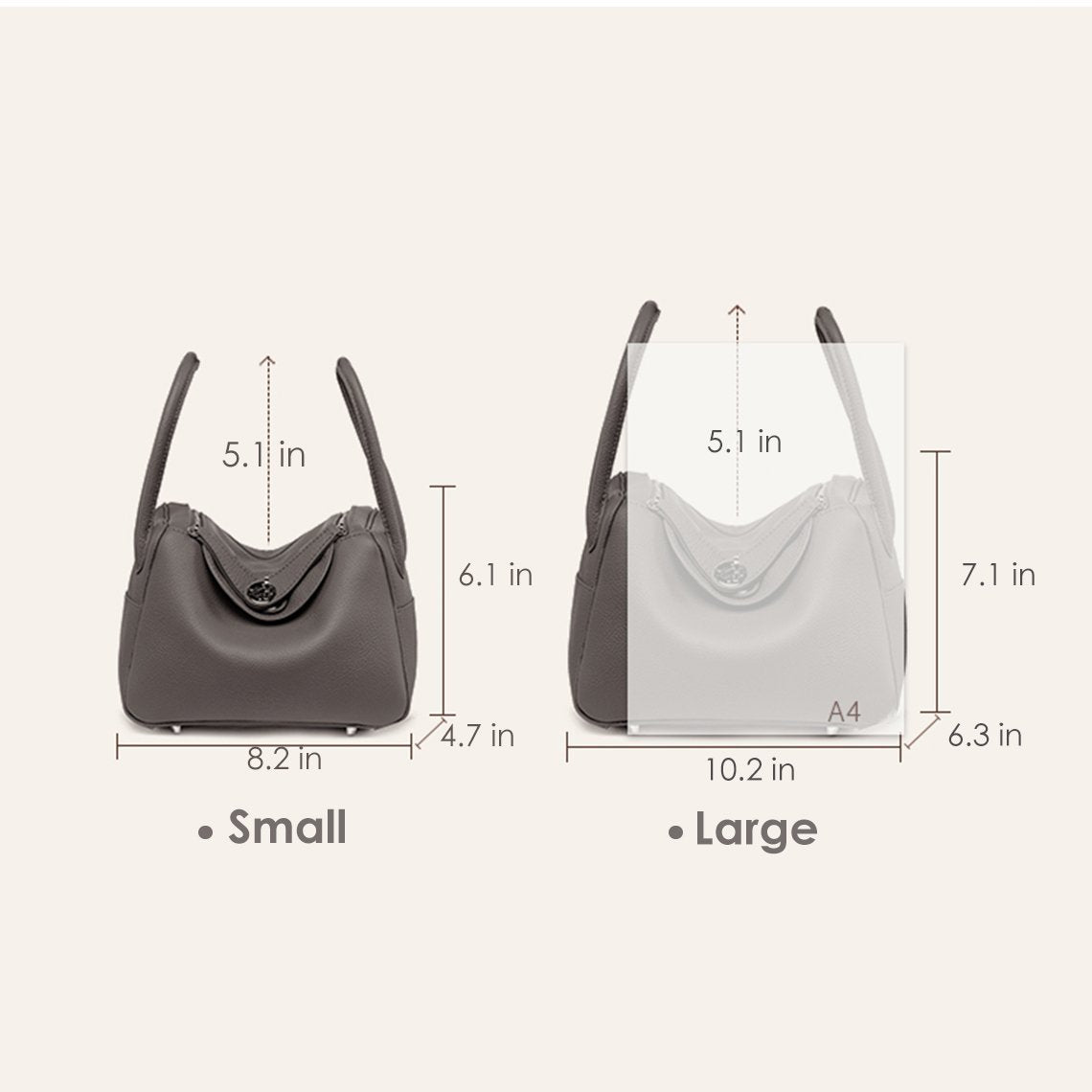 HandsewGift Top Grain Leather Shoulder Bag DIY Kit detail image 7