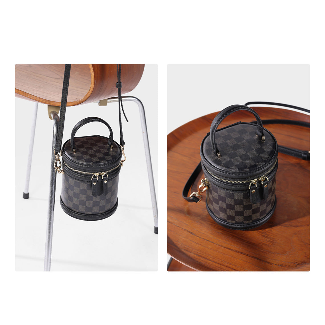 DIY Leather Bucket Bag Kit – Hand Sewn Top Grain Leather, Small & Large Sizes detail image 1