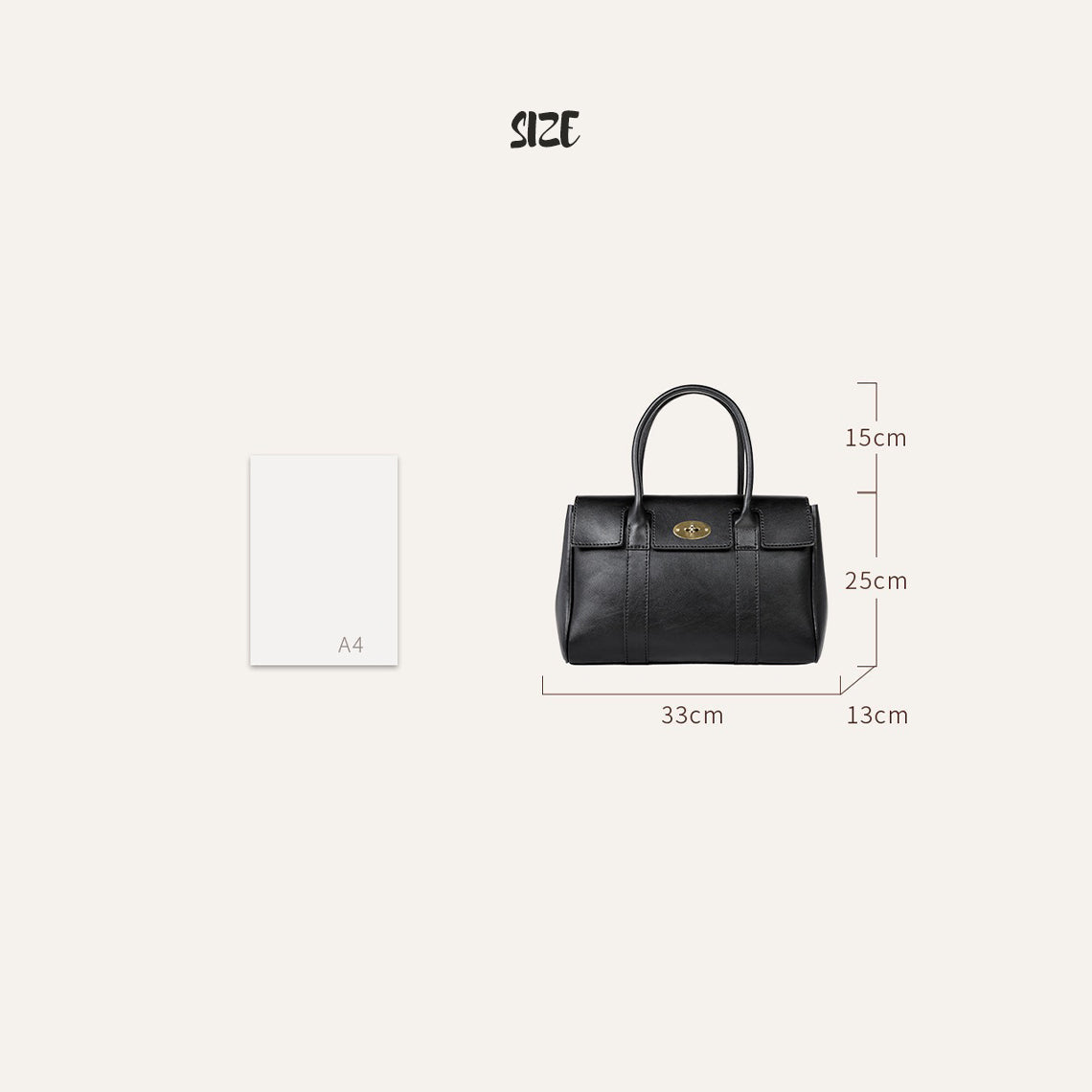Hand Sewn Leather Work Tote Bag DIY Kit – Pre-Cut & Pre-Punched detail image 4