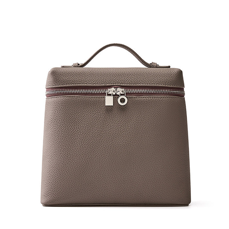 LP 23 Top Grain Leather Backpack for Women – Compact Travel and Student Bag detail image 6