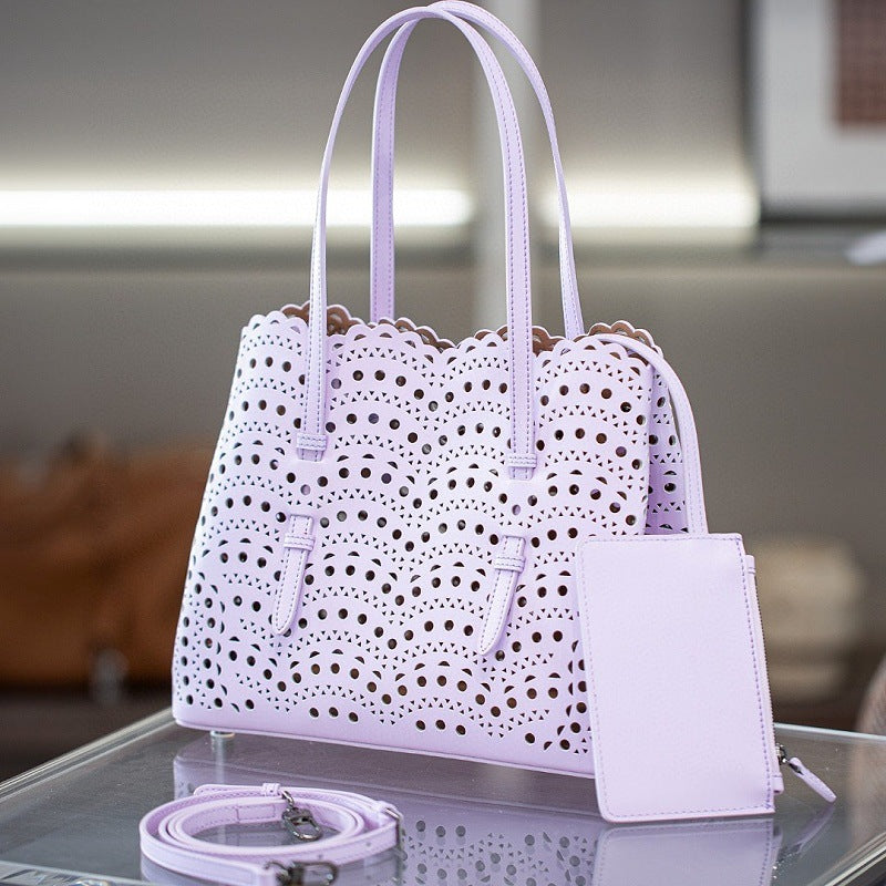 Mini Leather Bag Charm with Coin Purse – 9 Colors, Detachable Strap detail image 3