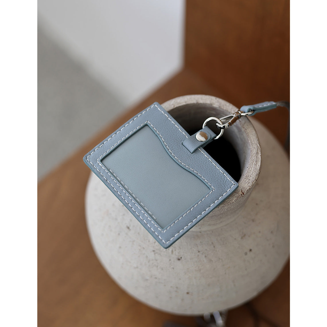 DIY Leather ID Badge Holder Kit with Card Slots – Top Grain & Full Grain Leather detail image 2