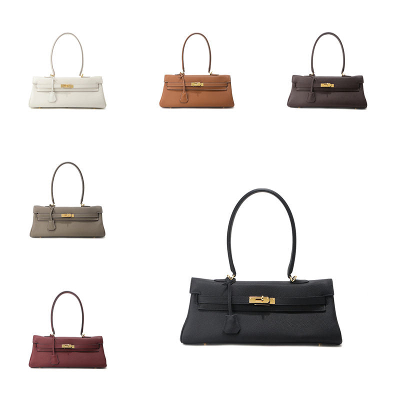 Top Grain Leather Shoulder Bag 35cm product image 1