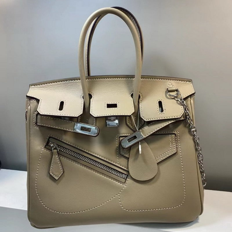 Limited Edition HAC Rock Top Handle Bag with Silver Hardware – Unisex detail image 4
