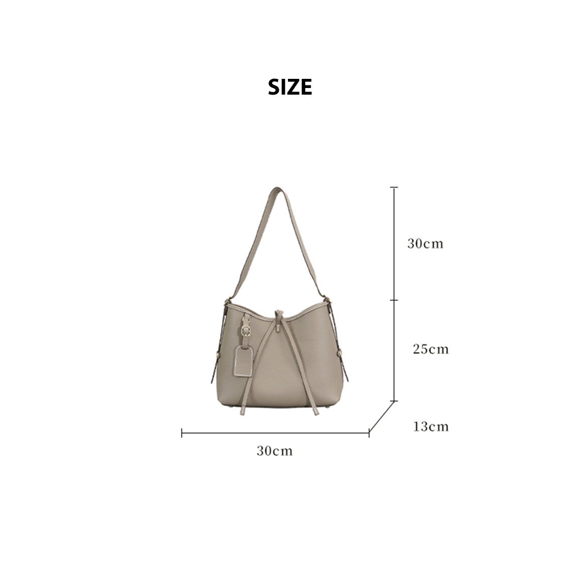 Top Grain Leather Carry Shoulder Bag DIY Kit – Hand Sewn by You detail image 2