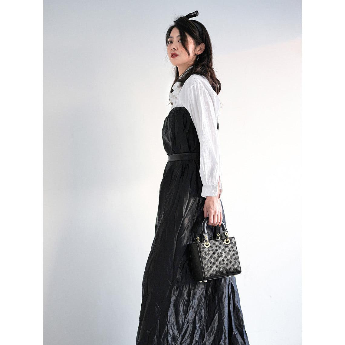 Top Grain Calfskin Leather Lady Handbag DIY Kit with Pre-Cut Pieces detail image 4