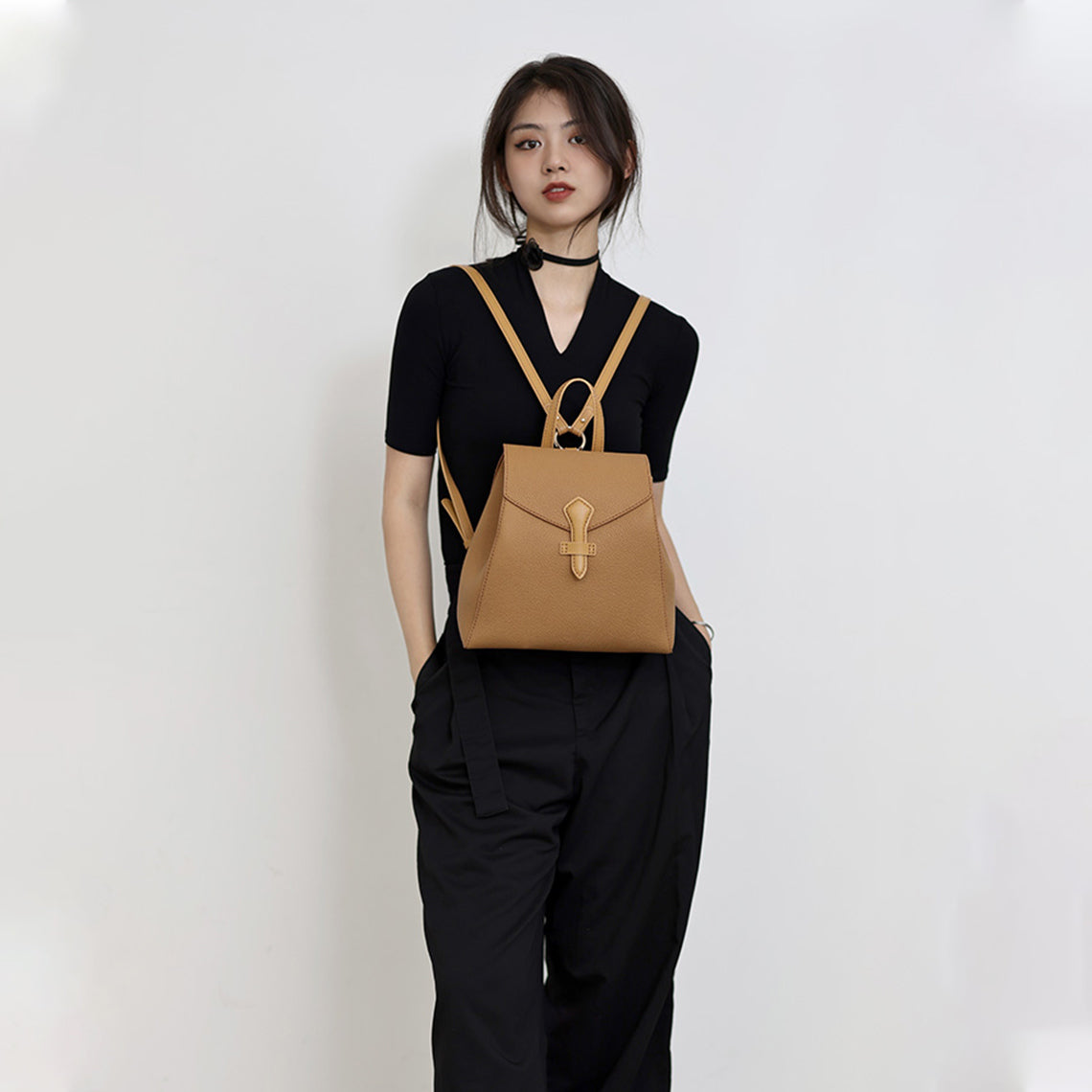 Top Grain Leather Tote Backpack DIY Kit – Hand Sewing Craft Project detail image 7