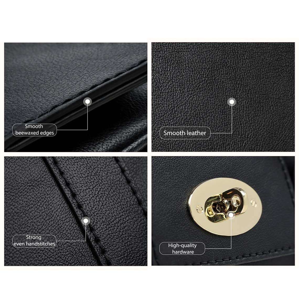 Hand Sewn Leather Work Tote Bag DIY Kit – Pre-Cut & Pre-Punched detail image 5
