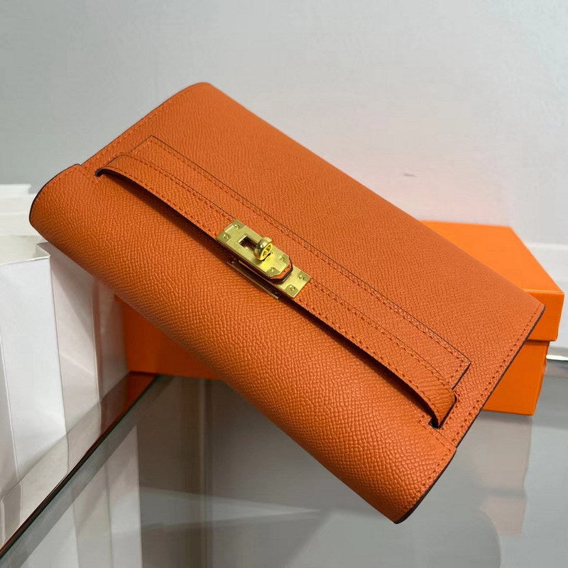 Long Top Handle Wallet with Detachable Strap – 12 Colors detail image 14