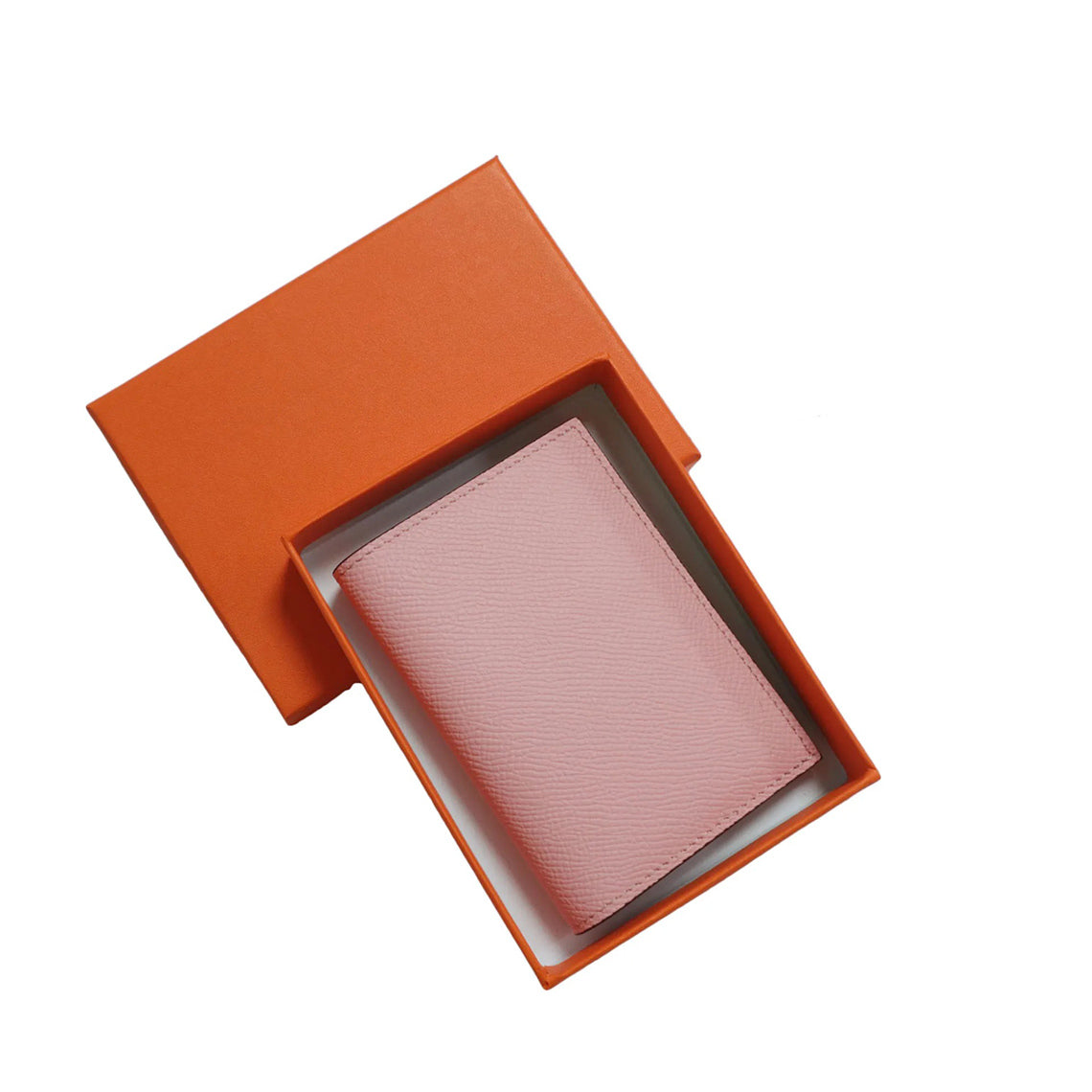 Compact Bifold Card Wallet in Top Grain Leather detail image 17