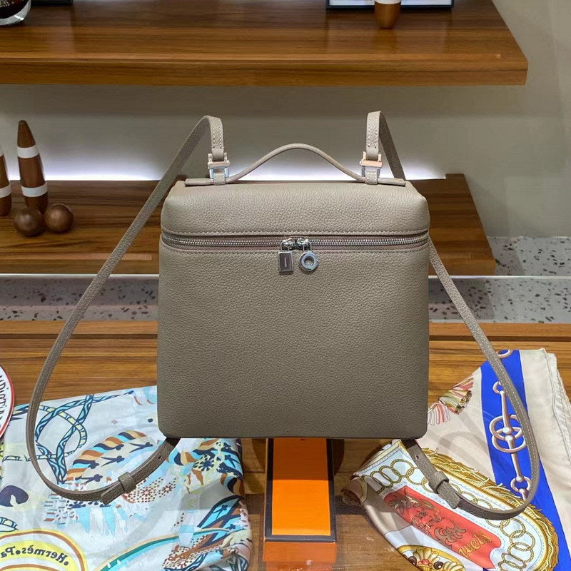 Top Grain Leather Extra Pocket Backpack LP 23.5 detail image 3