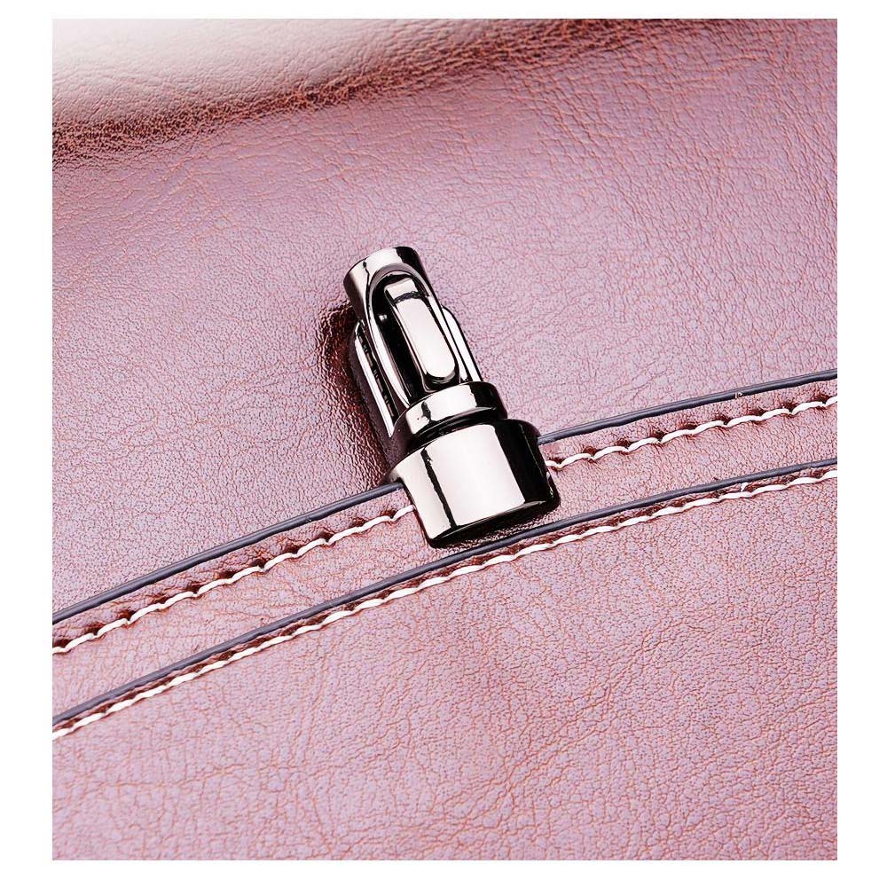 Genuine Leather Handbag - Top Grain Cowhide Square Bag detail image 10