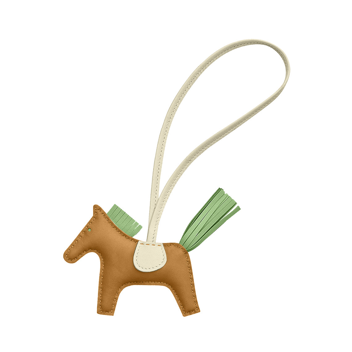 Handsew DIY Lambskin Leather Horse Purse Charm Kit detail image 1