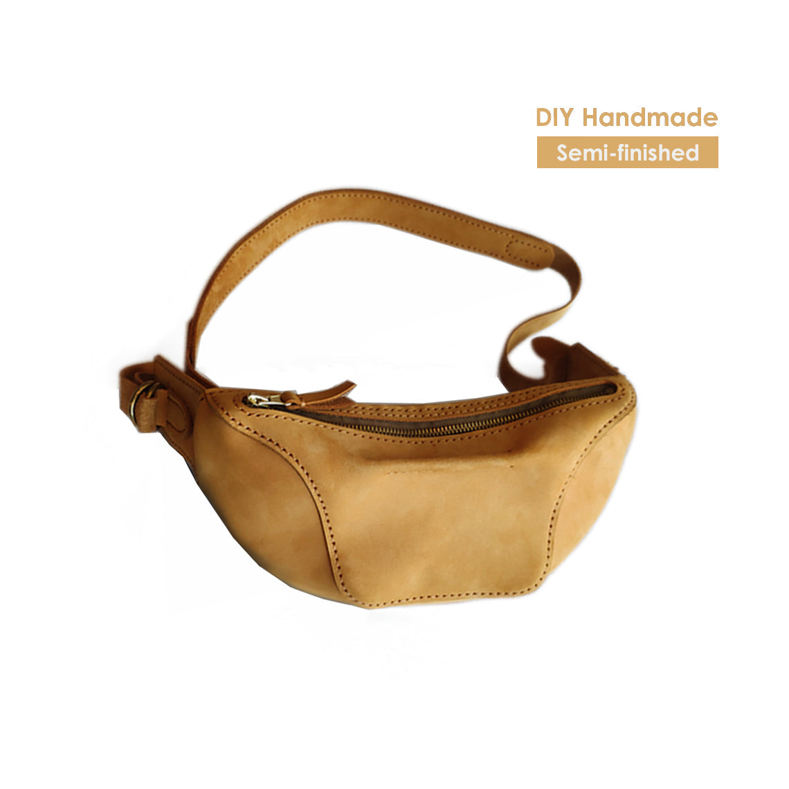 Nubuck Leather Fanny Pack Bum Bag DIY Kit detail image 1