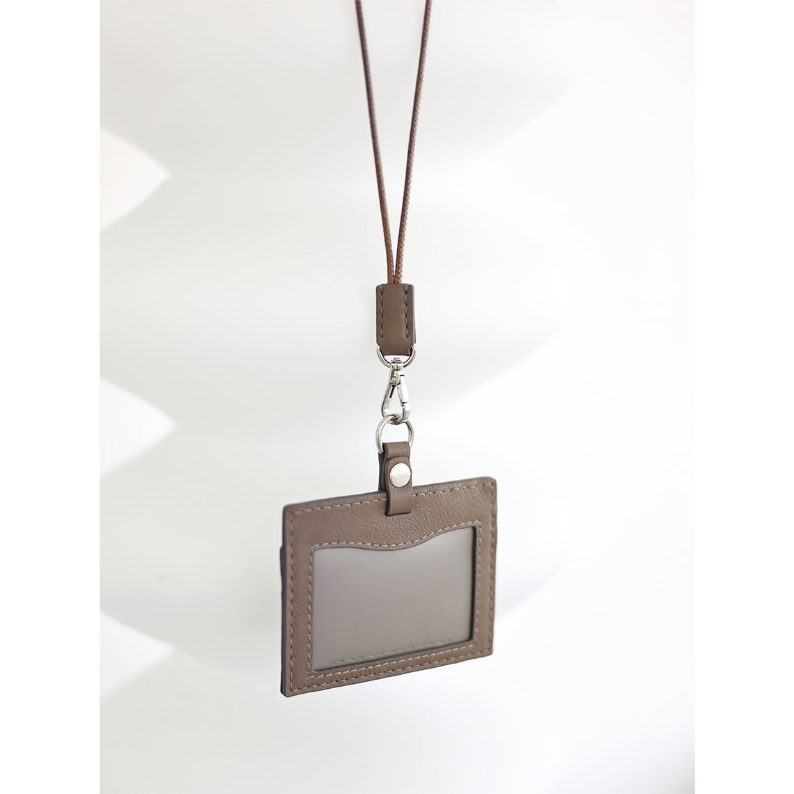 DIY Leather ID Badge Holder Kit with Card Slots – Top Grain & Full Grain Leather detail image 1