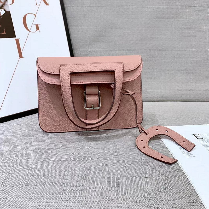 Convertible Top Grain Leather Handbag – Small & Medium Sizes detail image 4