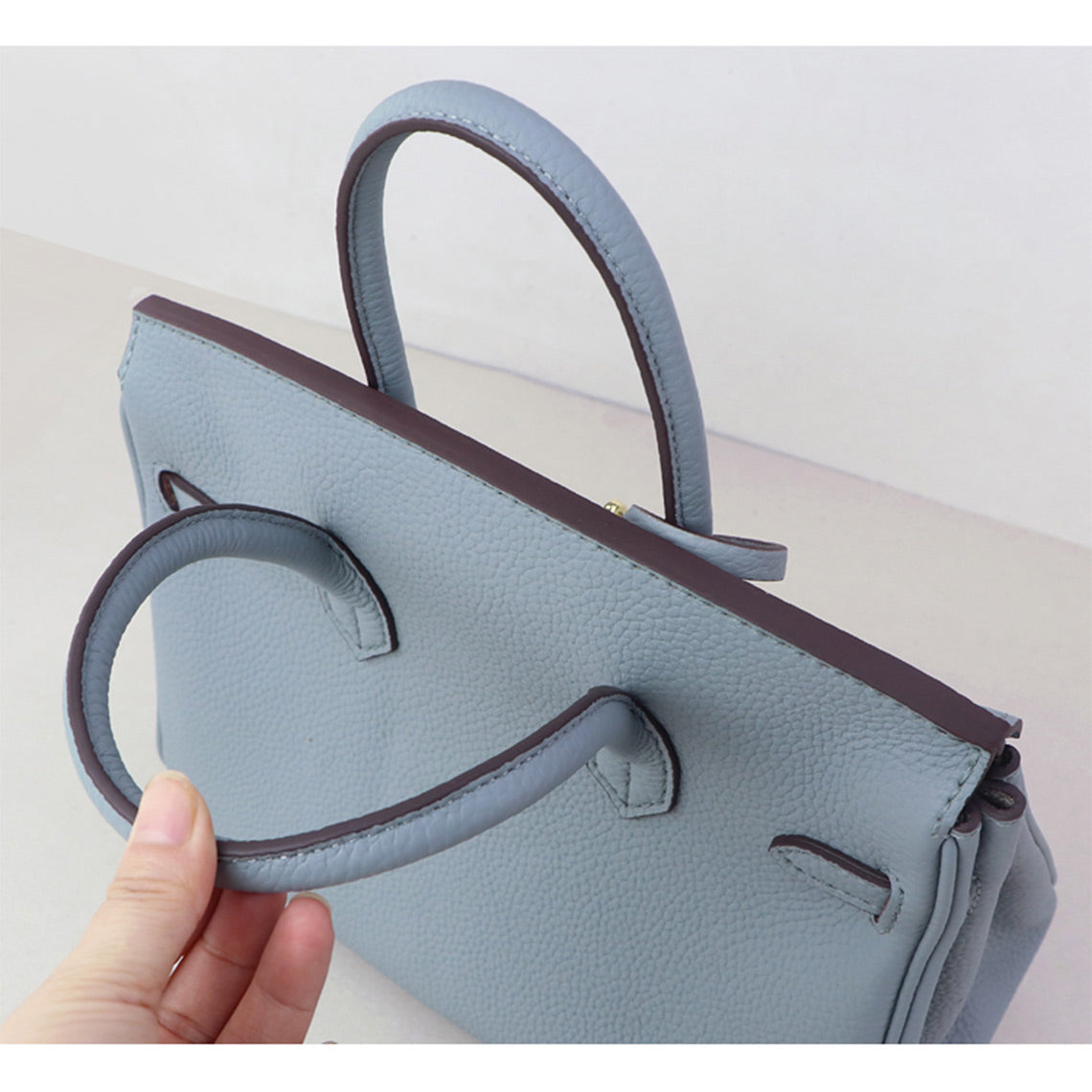 Top Grain Leather Handbag DIY Kit – Sew Your Own Bag (3 Sizes, 14 Colors) detail image 9