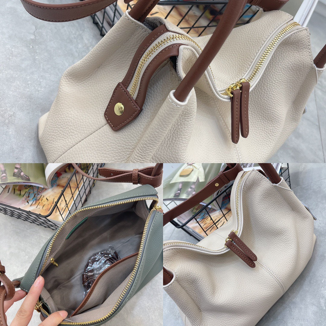 Top Grain Leather Shoulder Bag for Women - 5 Colors detail image 9