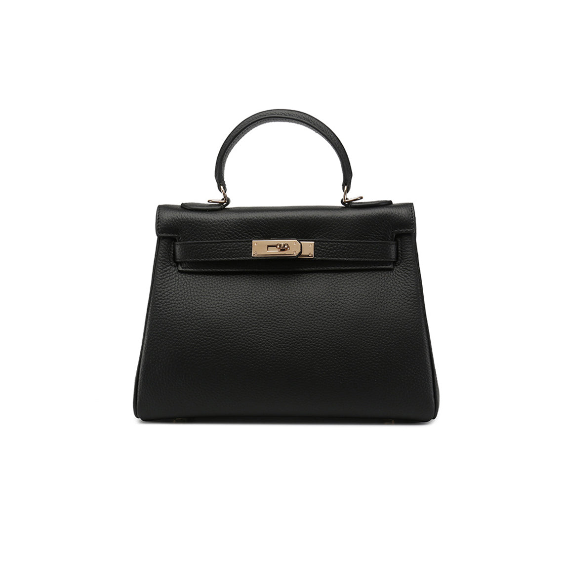 Top Grain Leather Top Handle Bag with Shoulder Strap – Small, Medium, Large product image 1