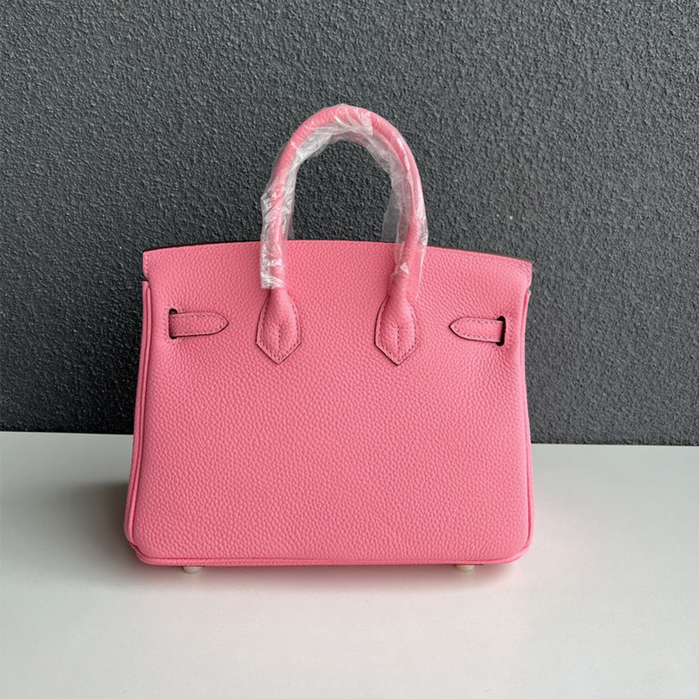 Classic Top Handle Leather Bag with Gold Hardware – Multiple Sizes and Colors product image 1
