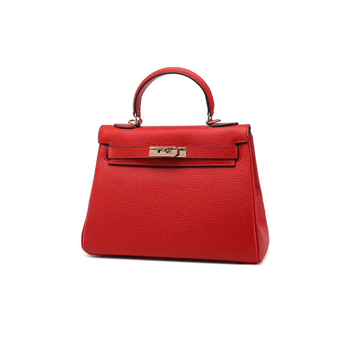 Top Grain Leather Top Handle Bag with Shoulder Strap – Small, Medium, Large detail image 20