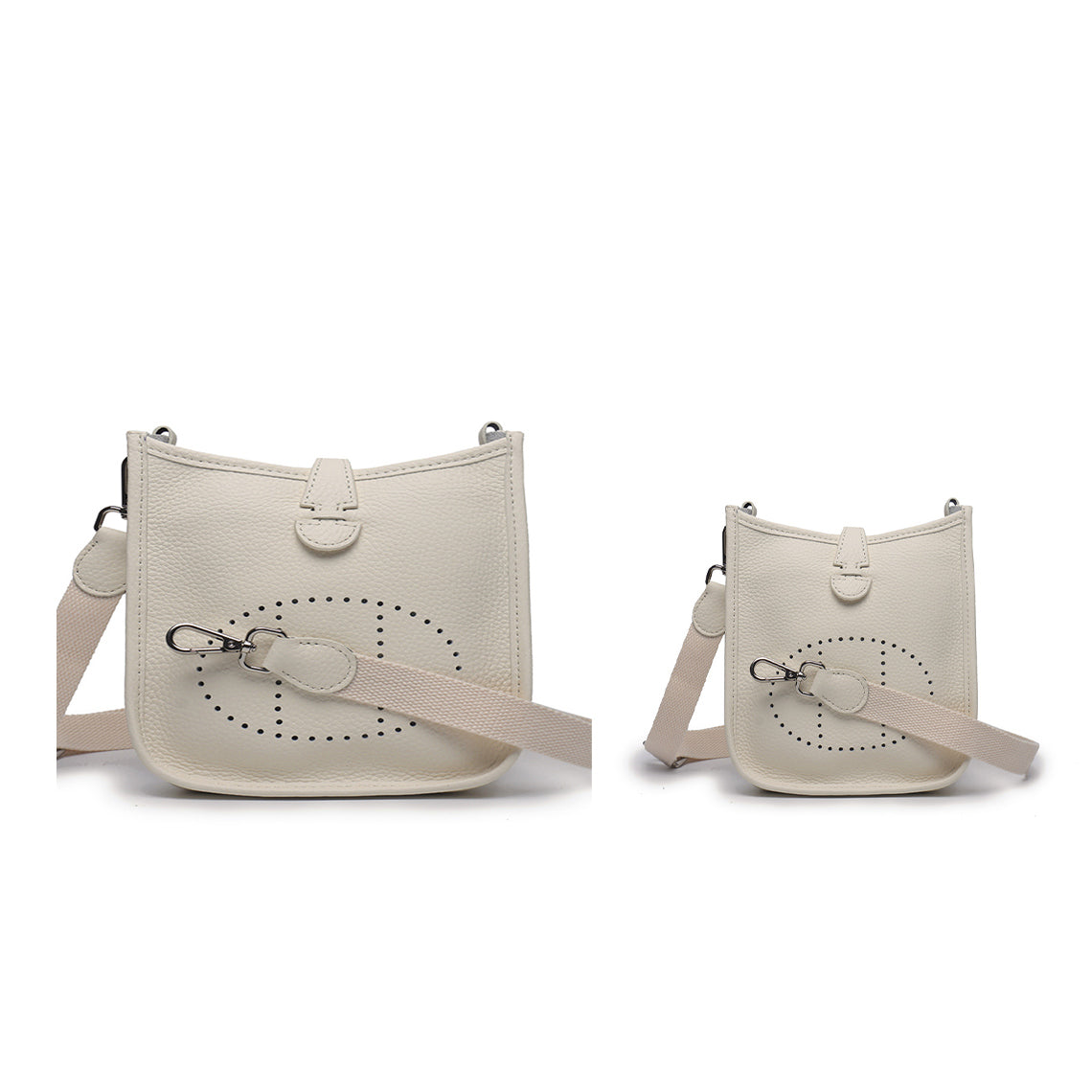 Top Grain Leather Crossbody Bag - Large 28 / Small 18 detail image 12