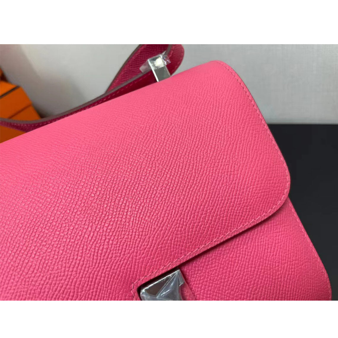 Full Grain Leather Mini Tofu Bag Charm DIY Kit with Pre-Cut Panels detail image 18