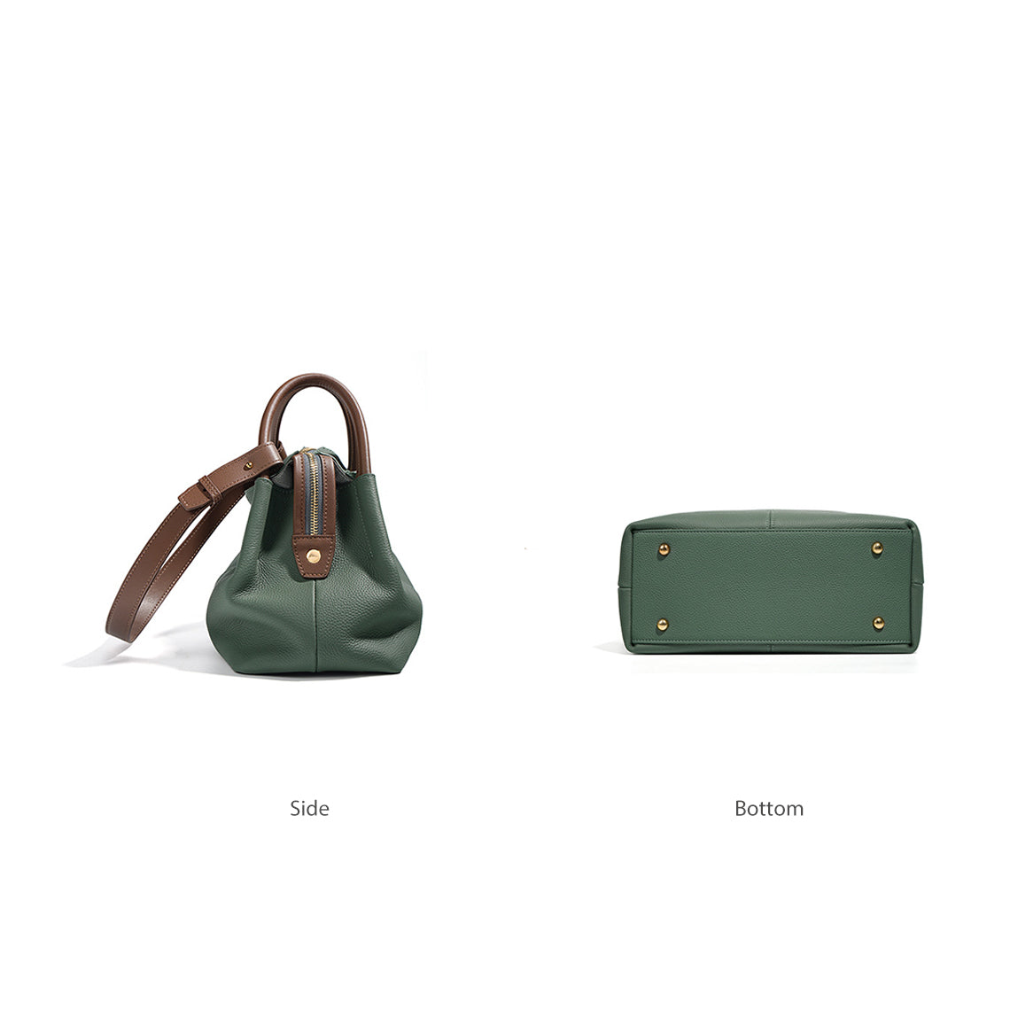 Top Grain Leather Shoulder Bag for Women - 5 Colors detail image 4