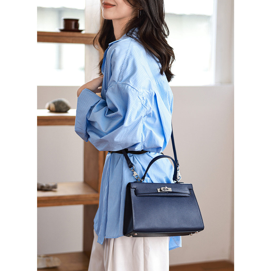 HandsewGift Top Grain Leather Sellier Bag DIY Kit — Normal & Mini Sizes detail image 12