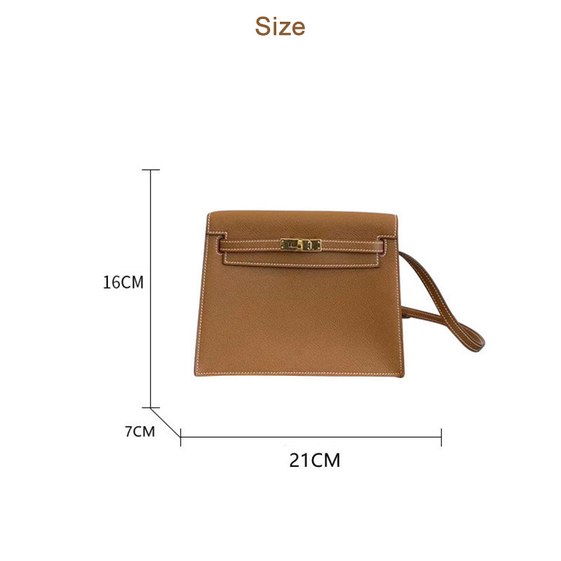 Danse Top Handle Bag in Top Grain Leather with Adjustable Strap detail image 3