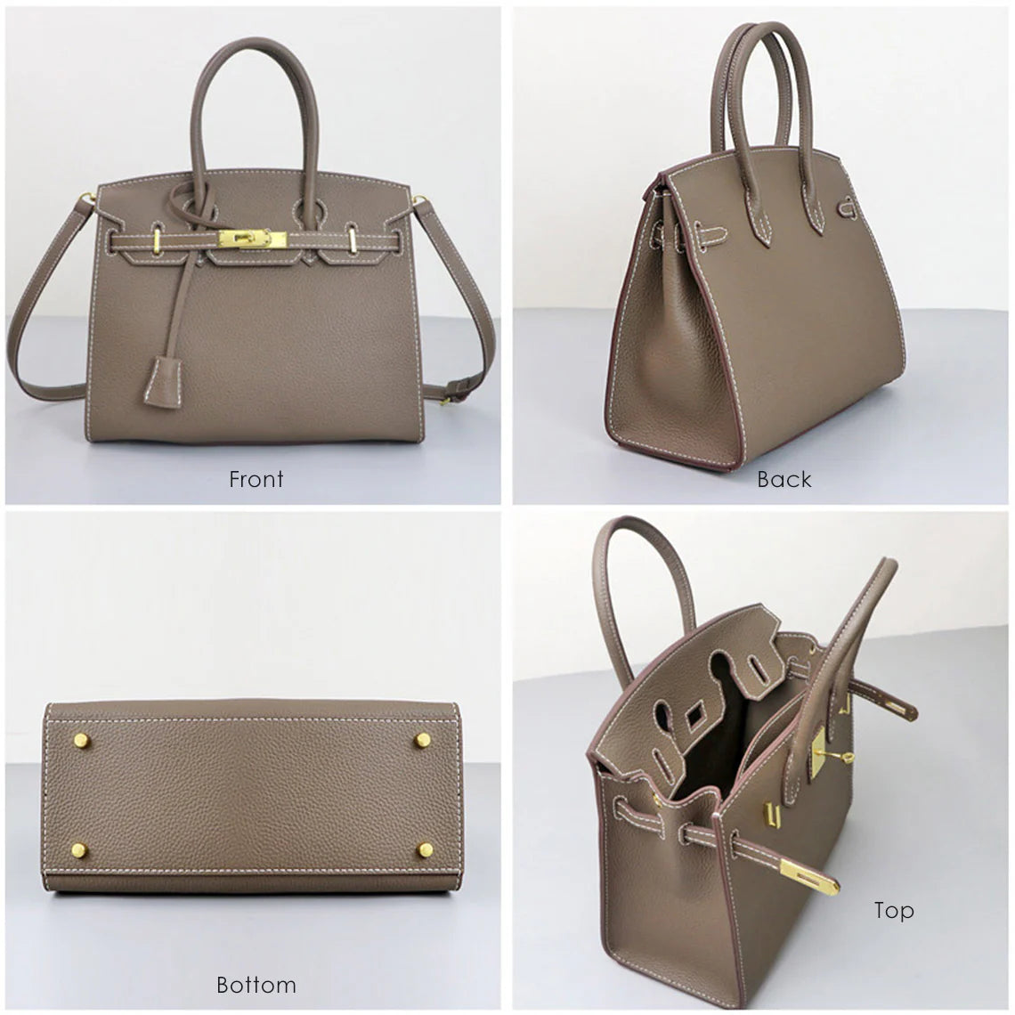 Sellier Leather Handbag DIY Kit – Top Grain, Pre-Cut & Pre-Punched detail image 11